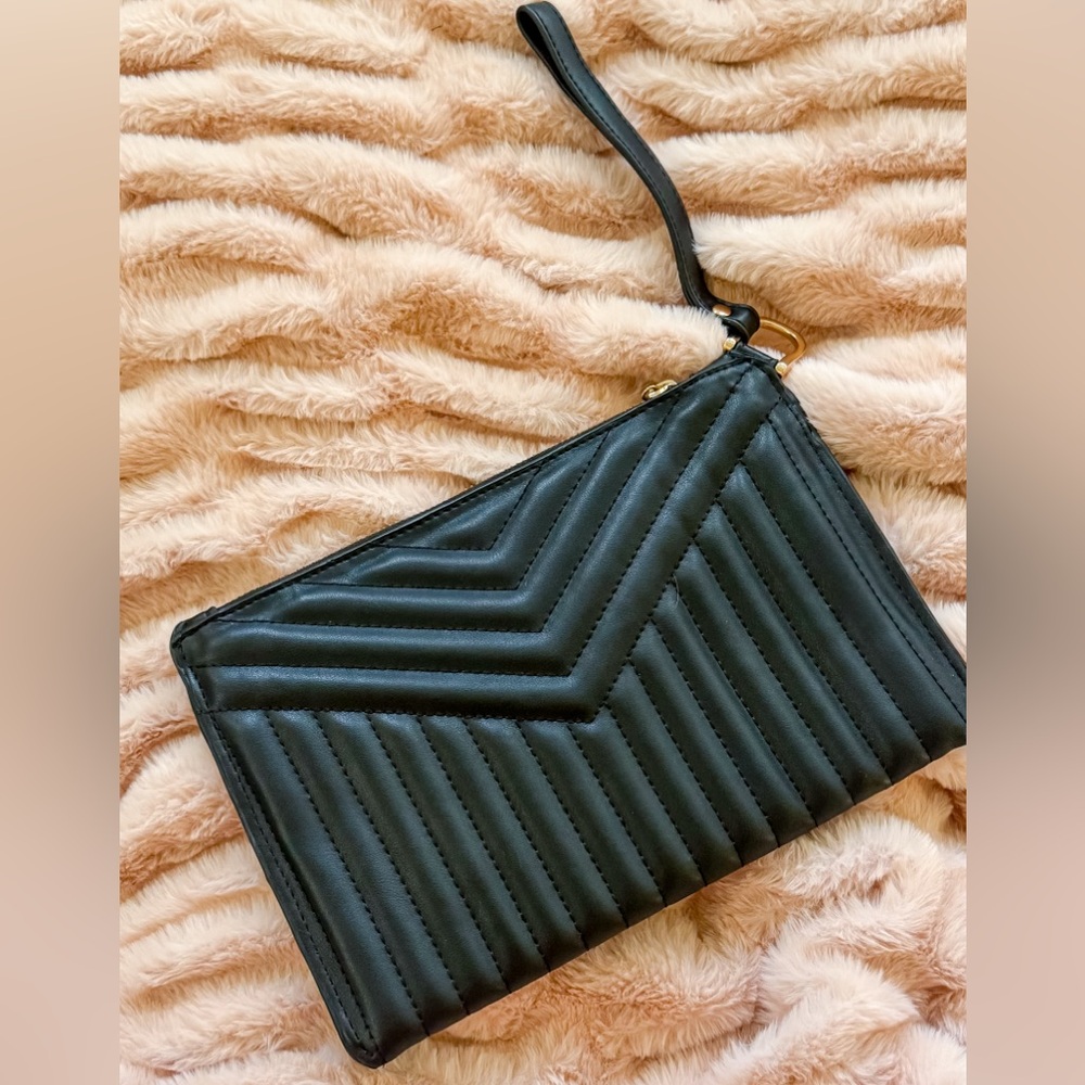 A New Day Quilted Wristlet Clutch